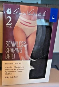 Gloria Vanderbilt Seamless Shaping Slip 2er Pack Medium Control Slip Neu im Karton - Bild 1 von 4