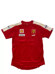 Kinder Puma Ferrari F1 Team T-Shirt in rot (Medium/9-10 Jahre) - Bild 1 von 3