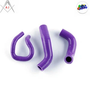 For 2006 2007 2008 Kawasaki Ninja EX 650 650R EX650 EX650R Silicone Hose Purple - Picture 1 of 6