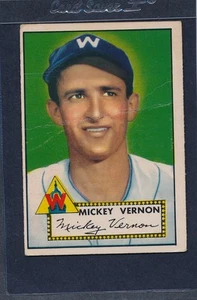 1952 Topps #106 Mickey Vernon Senators Fair 52T106-42015-2 - Picture 1 of 1