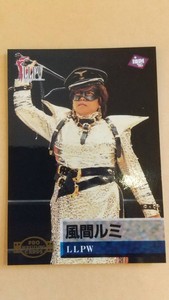 1995 RUMI KAZAMA  #172 BBM  Pro-Wrestling  card  regular card "LLPW"