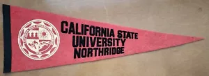 Original 1958 California State University Northridge Filz Wimpel 24" Vintage  - Bild 1 von 5