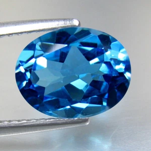 3.25_cts Unique Wonderful Natural Swiss Blue Topaz_Brazil - Picture 1 of 1