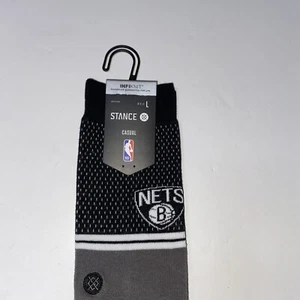 Stance Brooklyn Nets Herrensocken 9-13 NBA SCHNELLER KOSTENLOSER VERSAND Einzelhandel für $20 - Bild 1 von 5
