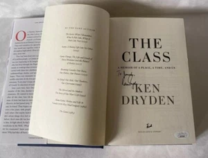 Ken Dryden Montreal Canadiens Signed "To Jonah" "The Class" Book With JSA COA - Picture 1 of 5