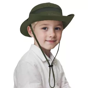 Youth Sun Hat UPF 50+ Boys Sun Hat Wide Brim Kids Bucket Hat Boys Fishing Hat... - Picture 1 of 7