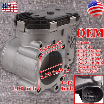 OEM Throttle Body Fits Ford Fiesta Escape 1.6L 2011-2019 BE8Z9E926B 7S7Z9E926A - Image 1 of 4