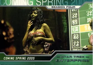 Tarjeta promocional de archivos Rittenhouse de Star Trek Enterprise temporada 4 2005 P1 - Imagen 1 de 1