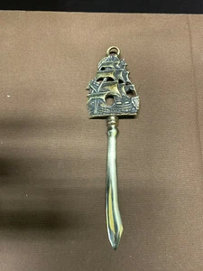 Solid Brass Ship Letter Opener - Picture 1 of 4