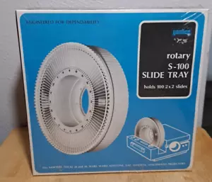 BRAND NEW SEALED Yankee S-100 Rotary Slide Tray Holds 100 2X2 Slides - Picture 1 of 6