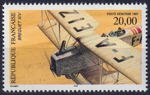FRANKREICH 1997 Doppeldecker Breguet XIV (Luftpost) postfrisch ** - Bild 1 von 1