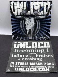 2 Unloco Becoming i Promo Sticker Original Promotional 2003 Maverick - Picture 1 of 2