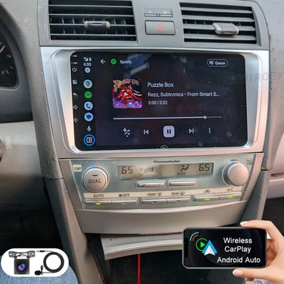 For Toyota Camry 2007-2011 Android 15 Carplay Car Stereo Radio GPS Navi w/Camera Foto 1 de 4