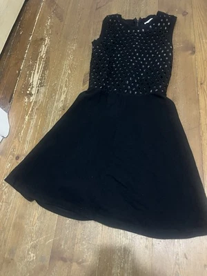 Carven Little Black Dress Cut Out Front Size Xs - Image 1 of 4