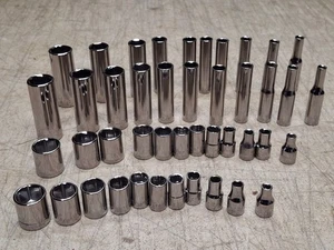 NEW Craftsman Tools USA 42pc 1/4” Drive Metric & SAE Deep & Shallow Socket Set - Bild 1 von 24