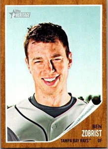 Topps Heritage #4 2011 Ben Zobrist - Imagen 1 de 2