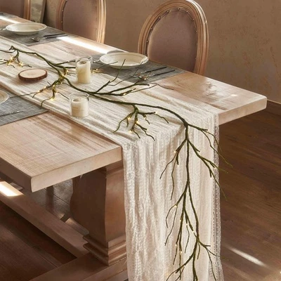 Hairui guirnalda luces 6ft 48 LED ramas batería temporizador Halloween navidad - Image 1 of 4