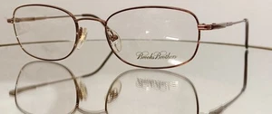 Originale BROOKS BROTHERS B.B. 261 1123 Eyeglasses BROWN New Metal 52-19-135 - Picture 1 of 13
