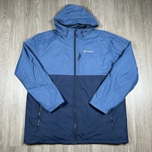 Colombia Ridge Gates Interchange Jacket, Men's, 2XT, Blue, Omni-Tech, 3 in 1 - Picture 1 of 12