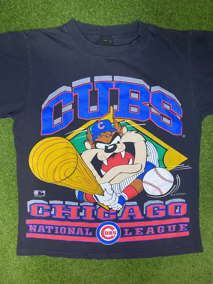 1993 Chicago Cubs - Taz - Vintage MLB T Shirt  AN62561 - Image 1 of 2