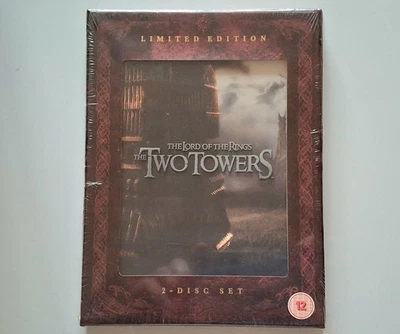 The Lord Of The Rings Two Towers Limited Edition 2 DVD Set, STILL FACTORY SEALED - Image 1 of 2