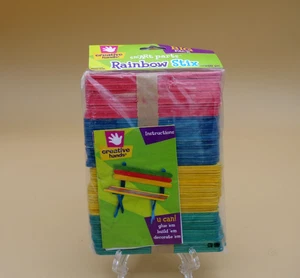 Creative Hands Sm'Art Parts Craft Rainbow Stix (150 Pieces), 4.5" NEW! - Picture 1 of 3