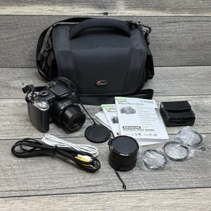 Canon PowerShot S5 IS 8.0MP Digital Camera PC1234 12x Optical Bundle - Tested - Picture 1 of 22