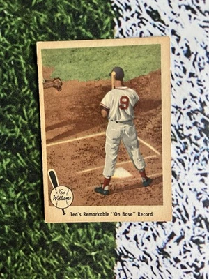 Fleer Ted Williams 1959 Baseball’s Greatest «Ted’s On-Base Record» #76 EX Foto 1 de 2