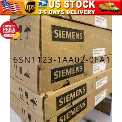 New Siemens 6SN1123-1AA02-0FA1 SIMODRIVE 611 POWER MODULE 6SN1 123-1AA02-0FA1 - Image 1 of 4