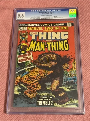Marvel Two-In-One #1, CGC 9.6, Man-Thing Appearance, First Issue 🔑 1974! - image 1 of 2