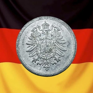 1917 F Germany 1 Pfennig - AU - Combined Ship - Picture 1 of 2