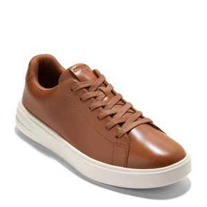 Men's Cole Haan, Grand+ Court Sneaker C39623 British Tan LEATHER - Picture 1 of 7