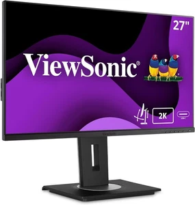 ViewSonic VG2756A-2K-S 27" IPS 1440p Docking Monitor Black-Certified Refurbished - Picture 1 of 10
