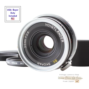 [ MINT w/Cap ] Voigtlander SC SKOPAR 35mm F2.5 Lens For Nikon S Mount From JAPAN - Picture 1 of 12