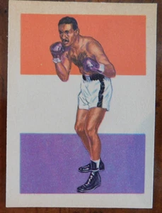 charles johnson 1956 ADVENTURE GUM PRODUCTS BOXING CARD # 42 nice shape - Bild 1 von 2