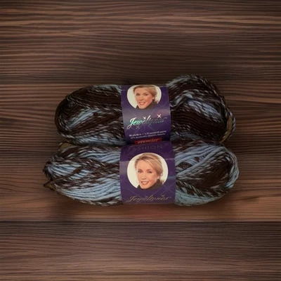 Premier Yarns Deborah Norville JEWELTONES-  BLUE SKY JASPER ~ 1.76oz/99 yards ea - Image 1 of 4