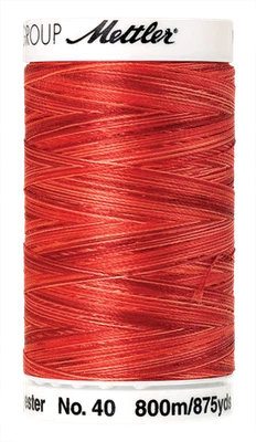 Fiesta Orange 9924 | Poly Sheen Multi - #4880 (800M / 875Y Spool) | Mettler - Image 1 of 4