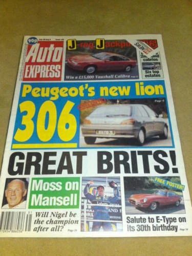AUTO EXPRESS - MOSS ON MANSELL - July 1991 # 148 - Image 1 of 1