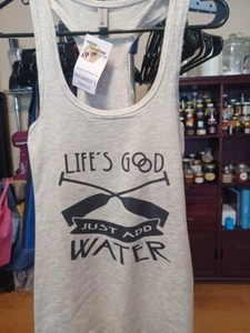 Life's Good Just Add Water Women's Cut Dragon Boat Kayak SUP Paddle - Picture 1 of 2