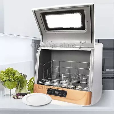 Tragbare Arbeitsplatte Geschirrspüler mit großer Kapazität 3 Waschprogramme Tiefenreiniger st - Bild 1 von 4