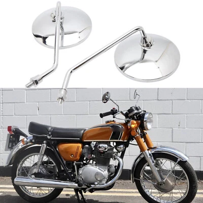 For Honda Shadow Spirit 750 2007 2005 10mm Motorcycle Scooter Rearview Mirror - Imagem 1 de 4