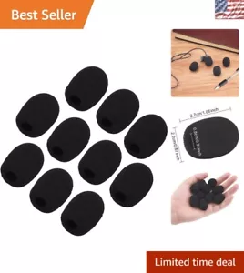 Revers Headset Mikrofon Windschutzscheiben - 10er Pack Schaumstoffabdeckungen zur Rauschunterdrückung - Bild 1 von 9