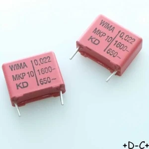 PP MKP10 22nF 1600VDC 650VAC 7x14x18mm pas15 Wima Film Kondensator (2er Set) - Bild 1 von 1