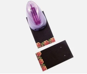 Earring Card Punch, Easy Earring Double Post & Fishhook Earring Card Punch - Picture 1 of 5