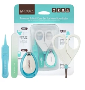 Korea Mother K Baby Nail Care 4 Set Newborn Infant Tweezer Clipper Safe - Picture 1 of 5