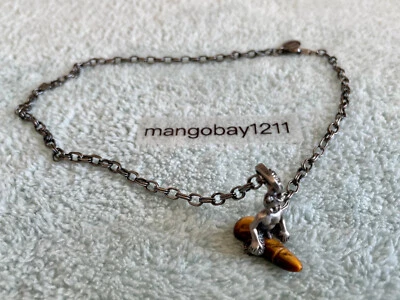 Vivienne Westwood Metal Gray Devil Penis Amber Pendant Necklace - Image 1 of 4
