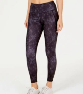 Ideology Women's Leggings Small Snakeskin Black Ankle Yoga Active Exercise Pants - Picture 1 of 7