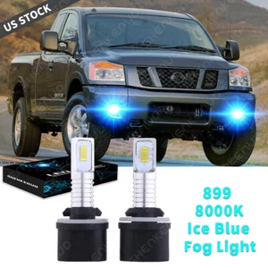 Para Nissan Titan 2004-2015 - 2X Lámpara LED 899 8000K Bombillas Antiniebla Azul - Imagen 1 de 12
