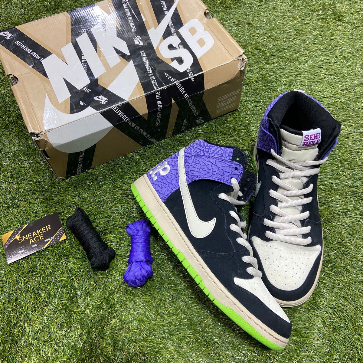 Nike Dunk Prm SB High Send Help 2 for Sale | Authenticity Nike Dunk Prm SB High Send Help 2 for Sale | Authenticity