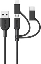  Anker Power line 3 in 1 Charge fast For ipad Iphone Ipod Damaged Box ️